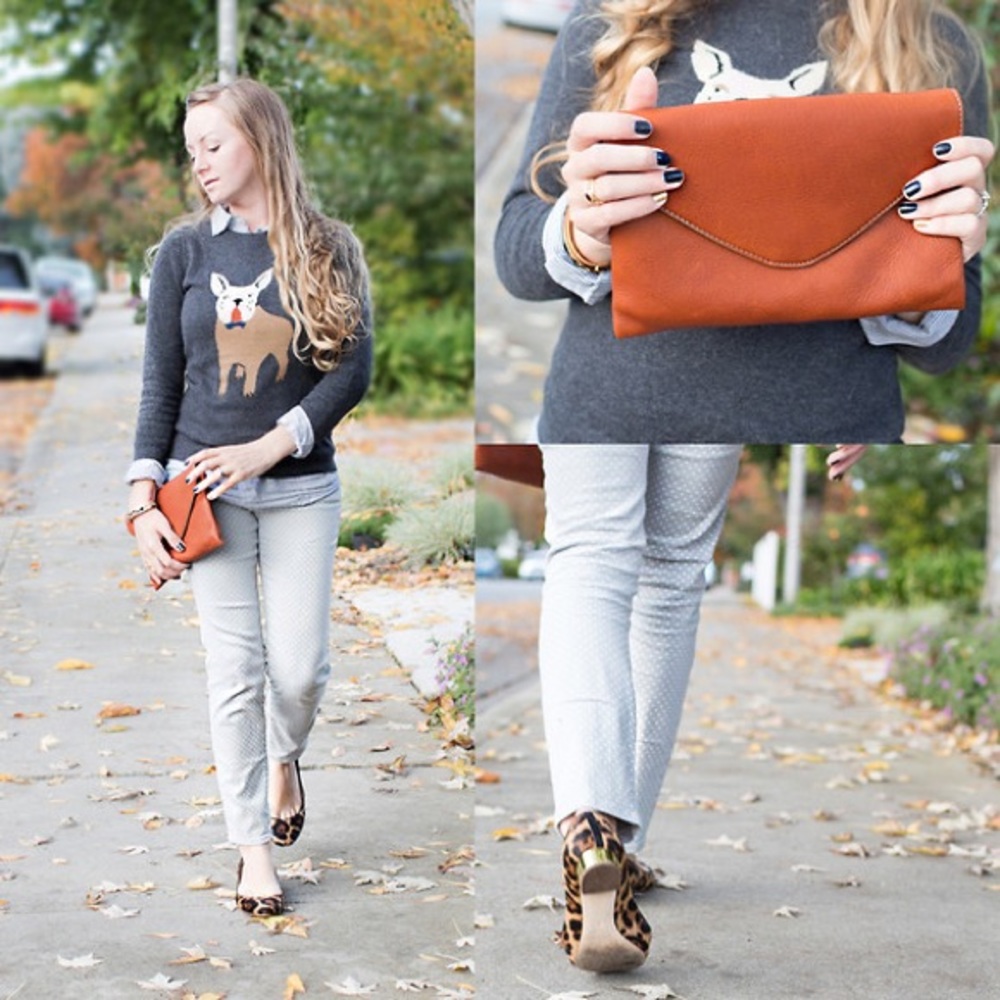 J. Crew Janey Calf Hair Flats - Picture 4 of 5